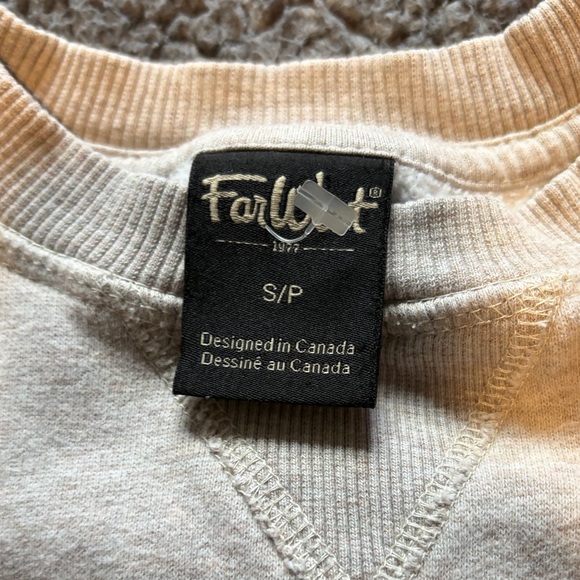 Men's Gray Sweater with Red Logo - Picture 2 of 2